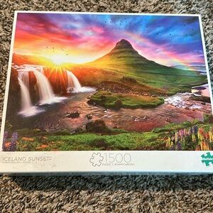 Iceland Sunset 1500 piece puzzle
